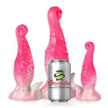 Sinnovator Fern Platinum Silicone Dildo 6.5 to 10.5 Inches (3 Sizes) | UberKinky